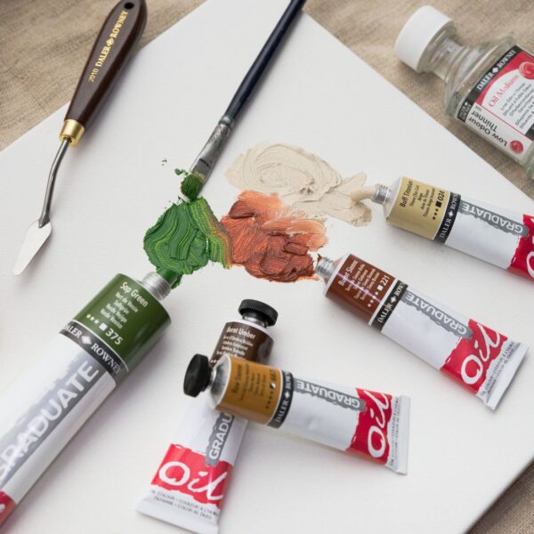 Daler Rowney Graduate Oil Paint Tubes 200ml - 42 Oil Colors - Image 3