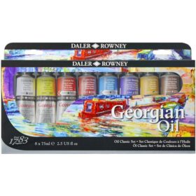 Daler Rowney Georgian Oil Color Set Of 8x75ml Tubes