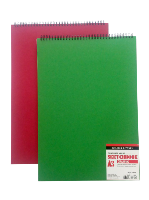 Daler Rowney Graduate Sketch Pad Spiral A3 120gsm - 40 sheets