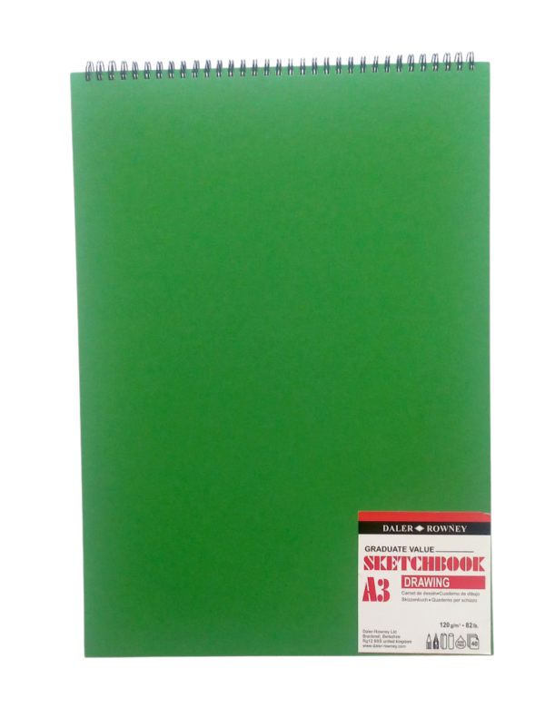 Daler Rowney Graduate Sketch Pad Spiral A3 120gsm - 40 sheets - Image 2