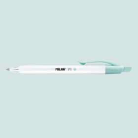 Milan P1 Antibacterial Ball Pen Blue Ink - Single Piece