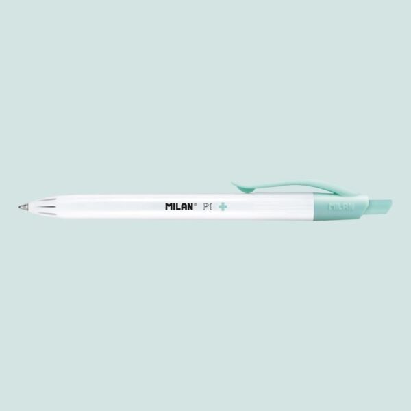 Milan P1 Antibacterial Ball Pen Blue Ink - Single Piece