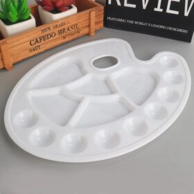 Color Mixing Palette With 14 Grids In Plastic