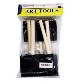 Keep Smiling Flat Foam Brush Set Of 5 Pcs