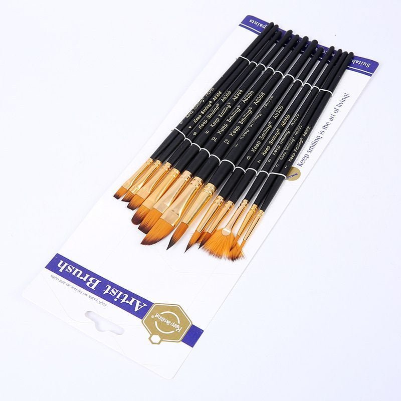 Keep Smiling Mix Brush Set Of 12 Pcs - Image 3