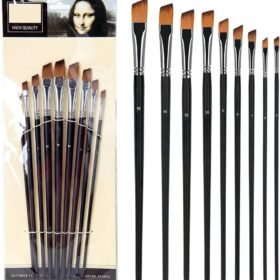 Keep Smiling Angle Brush Set Of 9 Pcs - Long Handle