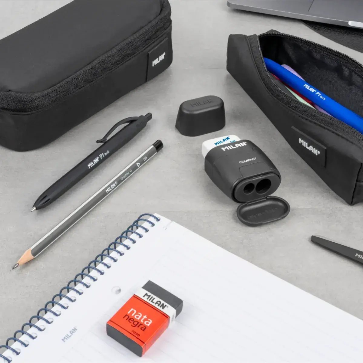 Milan P1 Touch Ball Pen Black Ink - Single Piece - Image 4