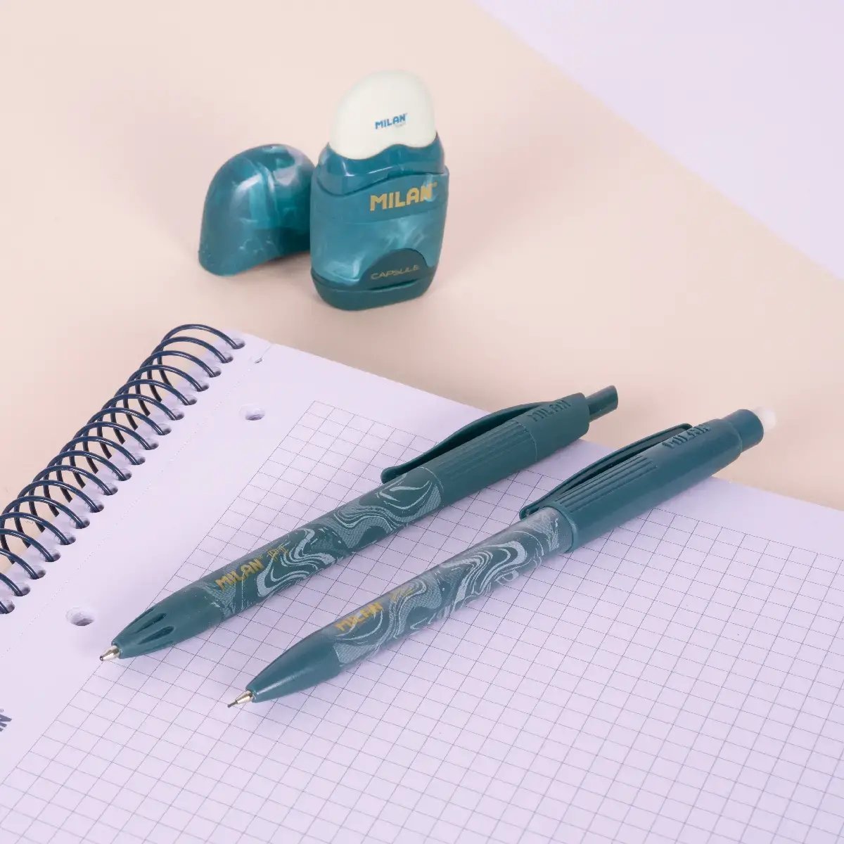 Milan P1 Lava Pen Set Of 3 Pcs - Blue Ink - Image 4