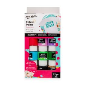 Monte Marte Signature Fabric Paint Set Of 12 Pcs - 20ml