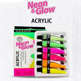 Neon and Glow Acrylic Paint